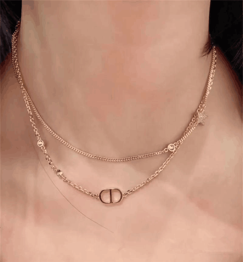 【Dior】PETIT CD ダブル ネックレス